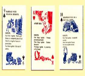 Fortune Telling Cards layout