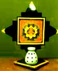 Large Mahalakshi Talisman for Wealth