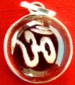 CRYSTAL 'OM' PENDANT