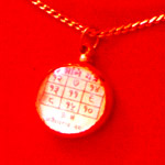 lucky charm locket, Shani Yantra